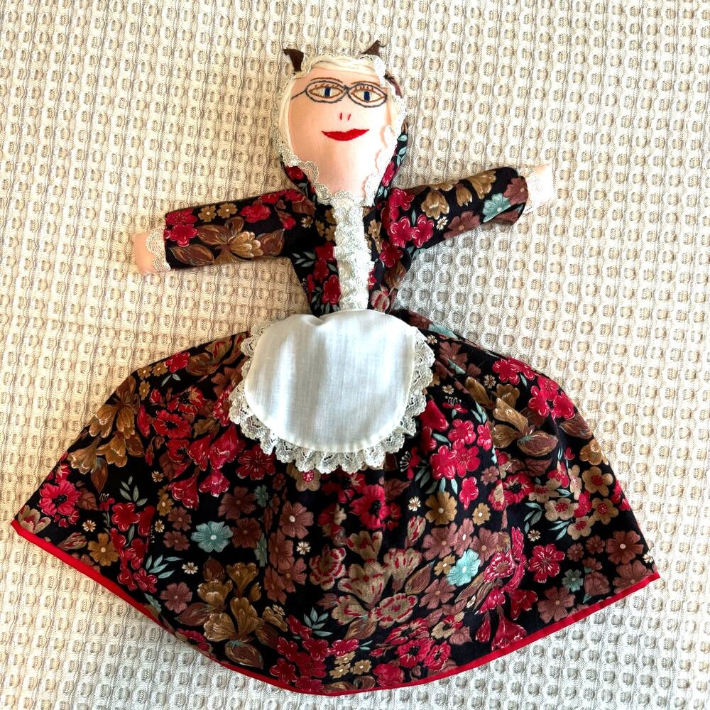 Handmade Little Red Riding Hood Topsy Turvy Doll Pretend Play StoryTime Library - Picture 6 of 10